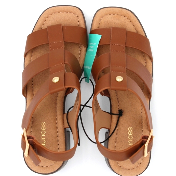 Women's Sandal, Wood Brown (Size 9.5, NWT) - Picture 2 of 7